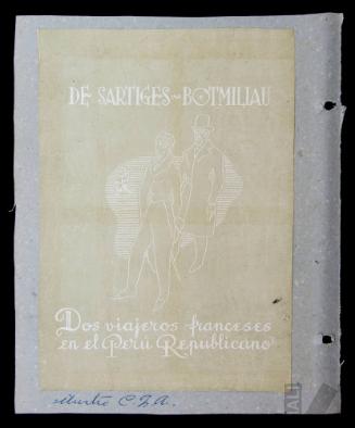 Carátula de 'Dos viajeros franceses en el Perú republicano' de Eugène de Sartiges