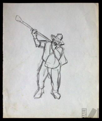 Estudio de músico indígena