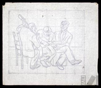 Estudio para 'Trío cantor'