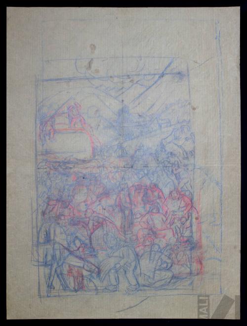 Estudio para 'La trilla'