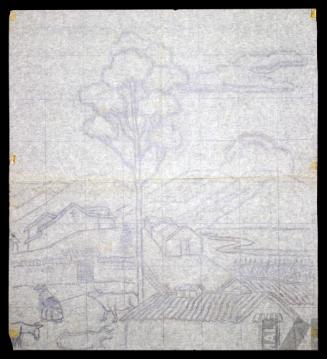 Estudio para 'Paisaje serrano'