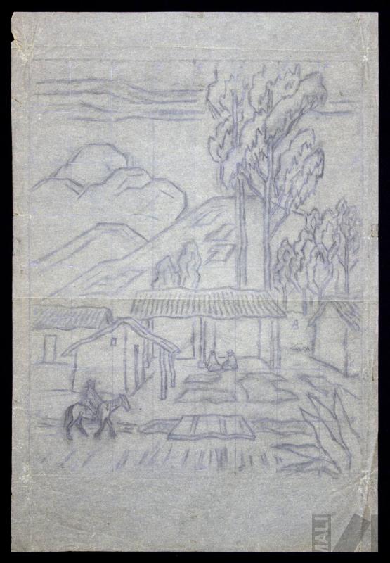 Estudio para 'Paisaje de Namora'