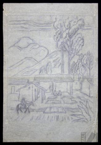 Estudio para 'Paisaje de Namora'