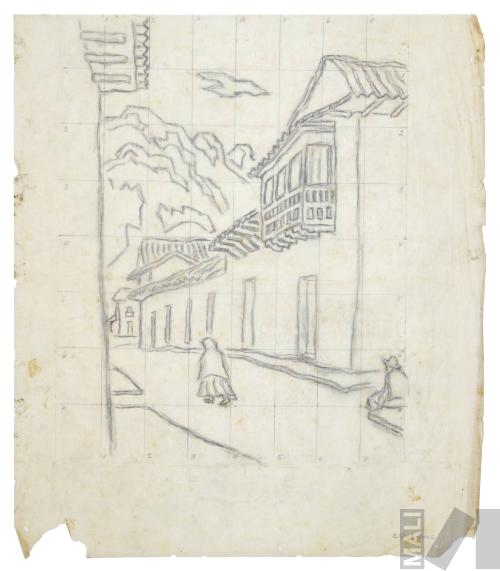 Estudio para 'Calle de Churín'