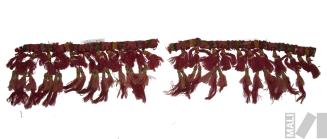 Fragmentos de cinta con diseños geométricos