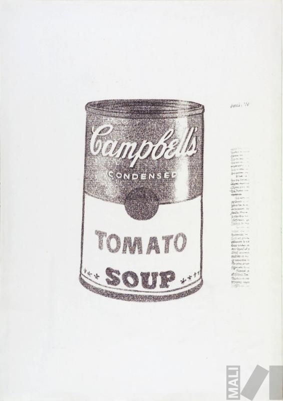 Robert Hughes Soup Can. Serie La máquina de escribir
