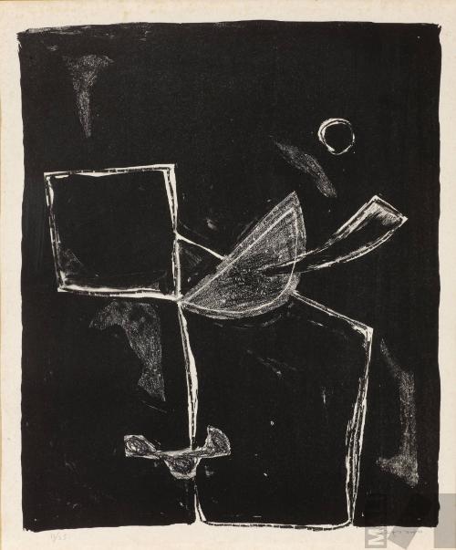 Sin título. Serie 8 litografías en homenaje a Vallejo