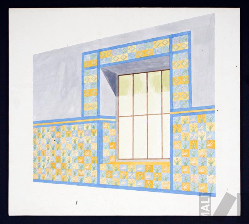 Estudio para decoración de azulejos