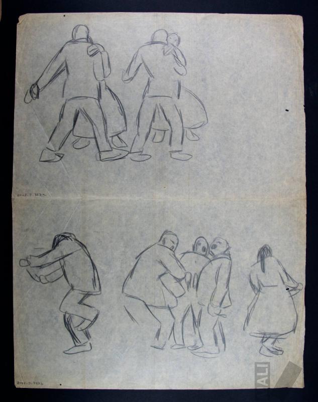 Estudio de parejas bailando