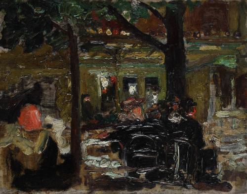 Café (París nocturno)