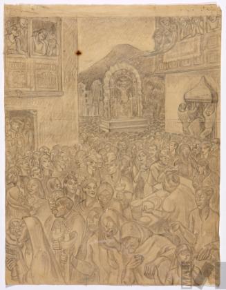 Estudio para 'Procesión del Señor de los Milagros'