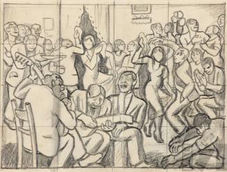 Estudio para 'Marinera con cajón'