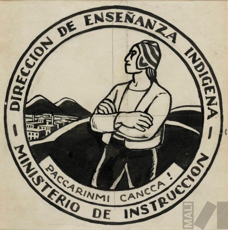 Diseño de logotipo para la Dirección de Enseñanza Indígena del Ministerio de Instrucción