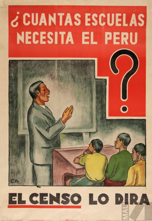 Afiche para el Censo Nacional