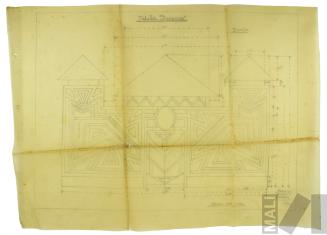 Estudio para el pabellón de las fábricas Vitarte, Victoria e Inca