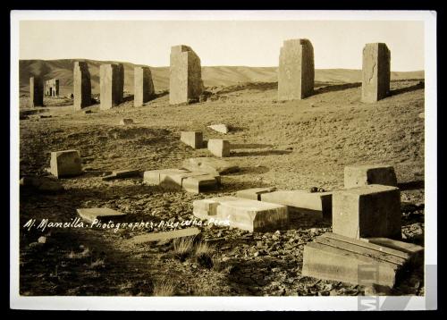 Vista de las ruinas de Tiahuanaco