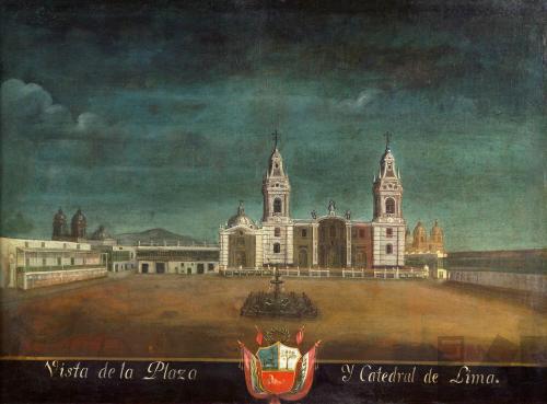 Vista de la Plaza de Armas de Lima