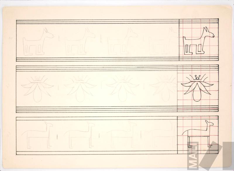 Estudios de ornamentación. Serie 100 motivos de la decoración inka