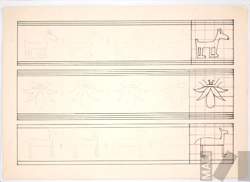 Estudios de ornamentación. Serie 100 motivos de la decoración inka