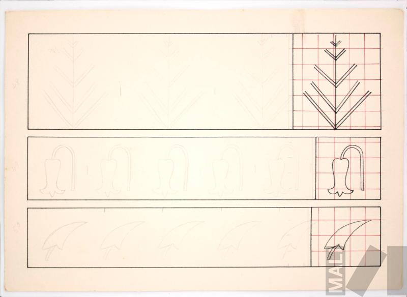 Estudios de ornamentación. Serie 100 motivos de la decoración inka