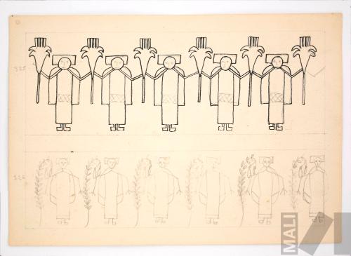 Estudios de ornamentación. Serie 100 motivos de la decoración inka