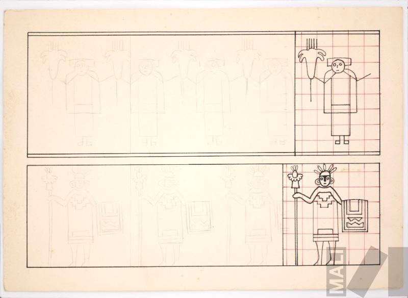 Estudios de ornamentación. Serie 100 motivos de la decoración inka