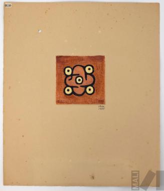 Estudio de motivo Nasca (flor)