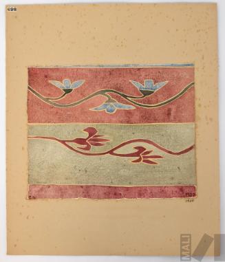 Estudio de tapiz colonial