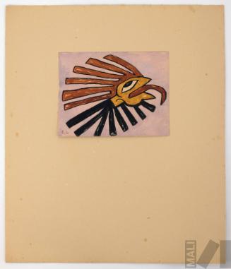 Estudio de motivo Nasca (cabeza)