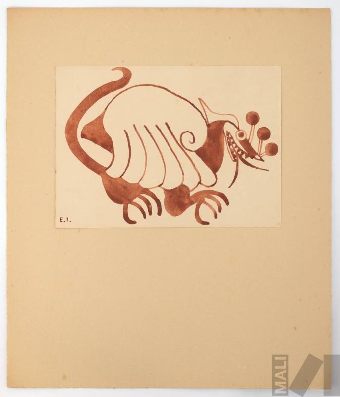 Estudio de motivo moche (strombus)