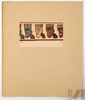 Estudio de motivo Nasca (cabezas)