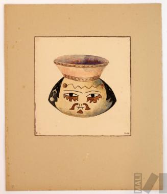 Estudio de cerámica Nasca (cabeza)