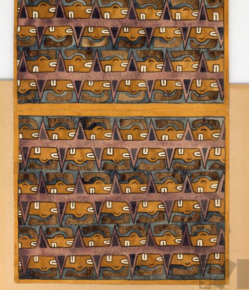 Estudio de motivo Nasca (cabezas trofeo)