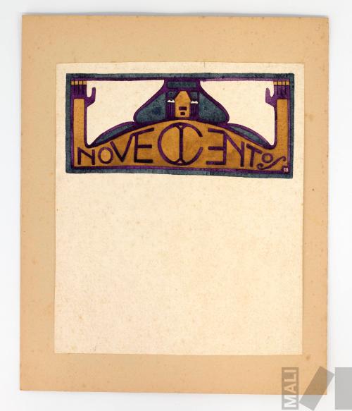 Diseño para caratula de la revista Novecientos