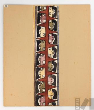 Estudio de motivo Nasca (cabezas trofeo)