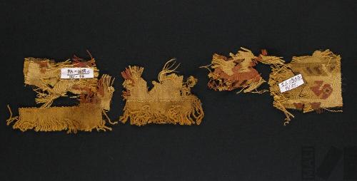 Fragmento de banda con diseños de aves