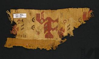 Fragmento de banda con diseños de aves