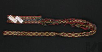 Fragmento de cinta con diseños geométricos