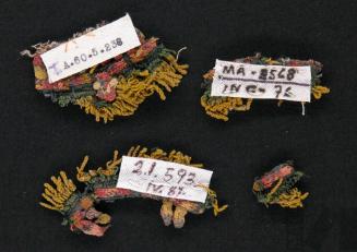 Adorno tridimensional en forma de plantas y frutos