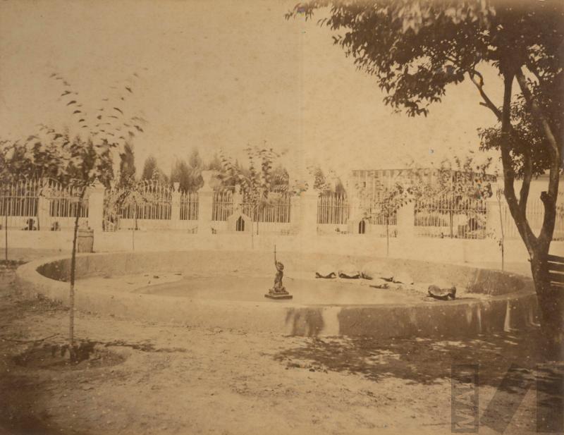 Fuente de las tortugas en el Parque de la Exposición