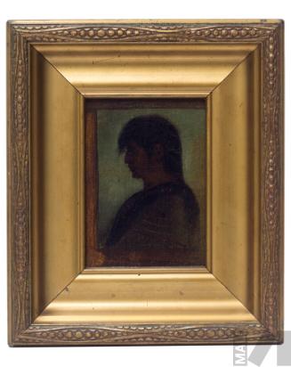 Cabeza de personaje indígena, estudio para ´El entierro del cura o Manchaypuito´