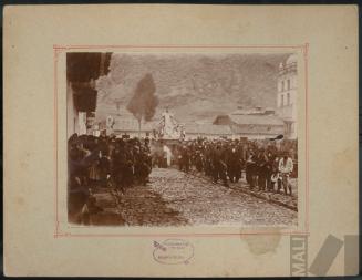 Salida de procesión de la Catedral de Huancavelica