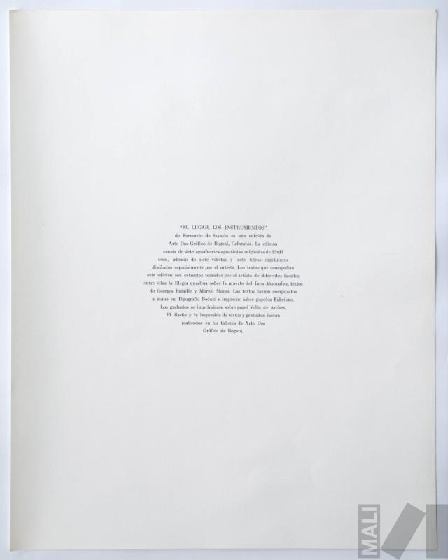 Sin título. Serie El lugar, los instrumentos