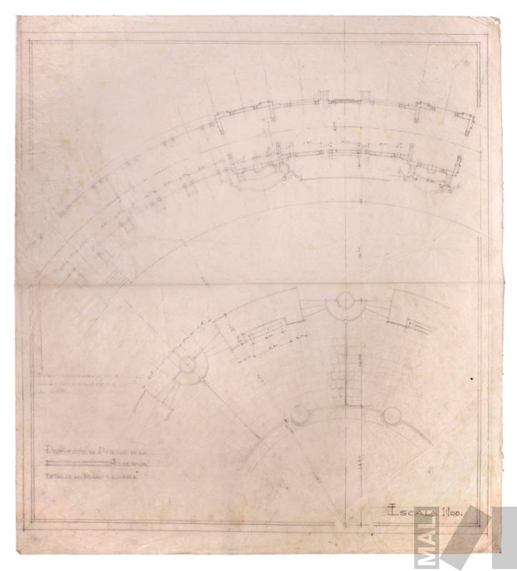 Diseño de plano y loggia para el Parque de la Reserva, Lima