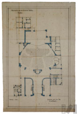 Proyecto de planta para cinema teatro