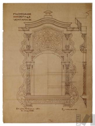 Diseño de ventana, Palacio Arzobispal de Lima