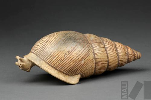 Paccha en forma de caracol terrestre