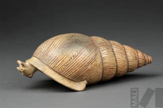 Paccha en forma de caracol terrestre