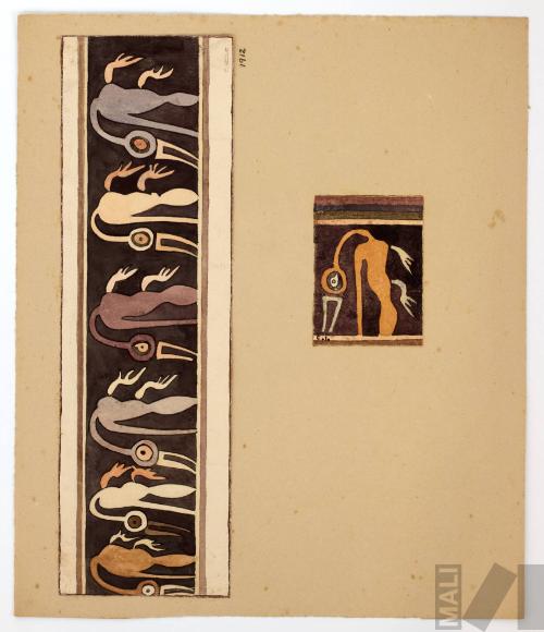 Estudio de motivo Nasca (aves)