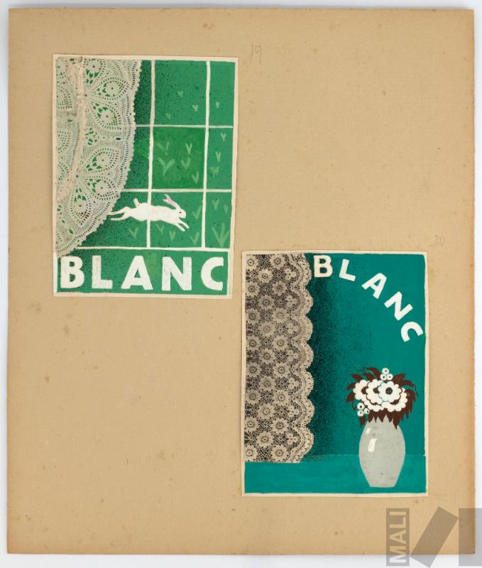 Boceto para afiche "Blanc"